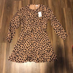 Target Leopard Dress NWT. Size Medium